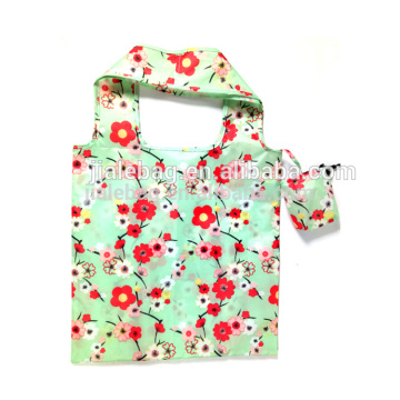 Wholesale promotion foldable polyester recycle bag